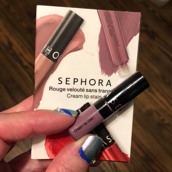 [Sephora] NWT Mini Creme Lip Stain BohemianPurple - Picture 5 of 7